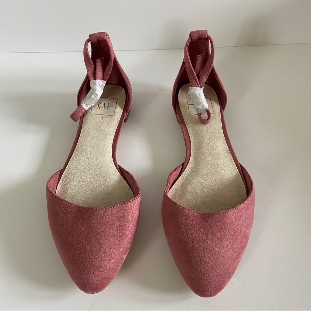 Gap Pink Suede Ballet Flats